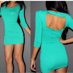 Fresh Sexy Backless Dress For Girls