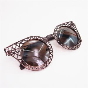 Unisex Metal Frame Round Shape Synthetic Resin..