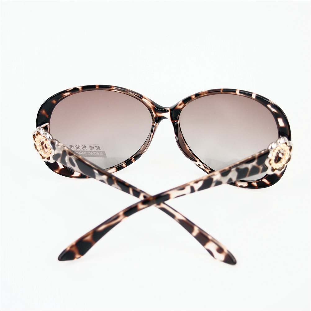 Men Women Unisex Vintage Retro Oversize Sunglasses White Leopard Frame With Anti Reflective 